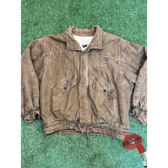 David Hunter‎ Jacket Mens XL Tan Brown Workwear Canvas Gorpcore